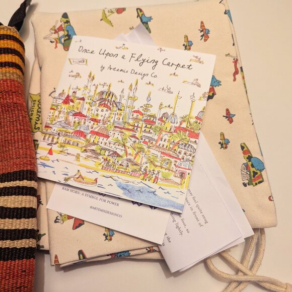 NWT Artemis Design Co. Kilim Tote Bag ~ One of a Kind pattern - Picture 14 of 16